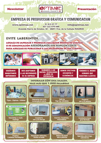 Newsletter Optimae maquetacion emailing